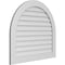 Ekena Millwork Round Top Surface Mount PVC Gable Vent: Non-Functional, w/ 3-1/2"W x 1"P Standard Frame, 38"W x 34"H GVPRT38X3401SN - alternate 5